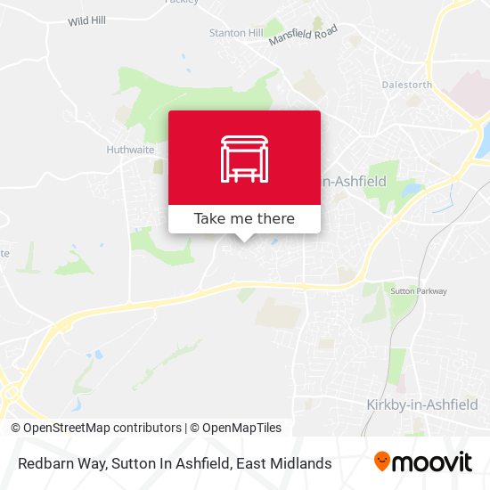 Redbarn Way, Sutton In Ashfield map