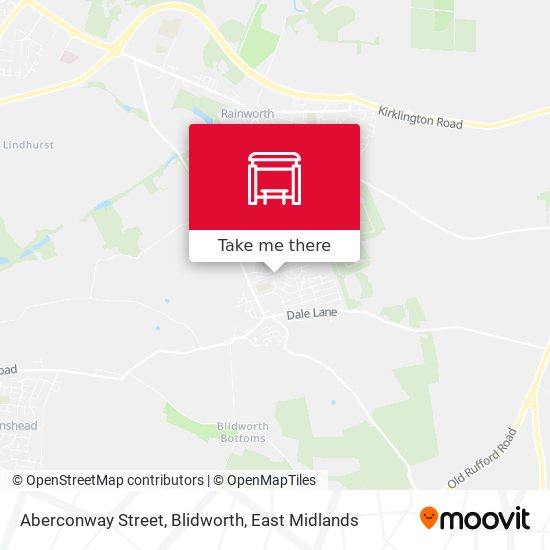 Aberconway Street, Blidworth map