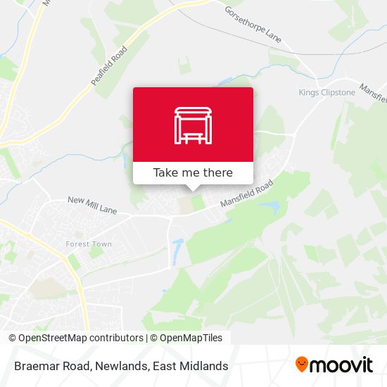 Braemar Road, Newlands map