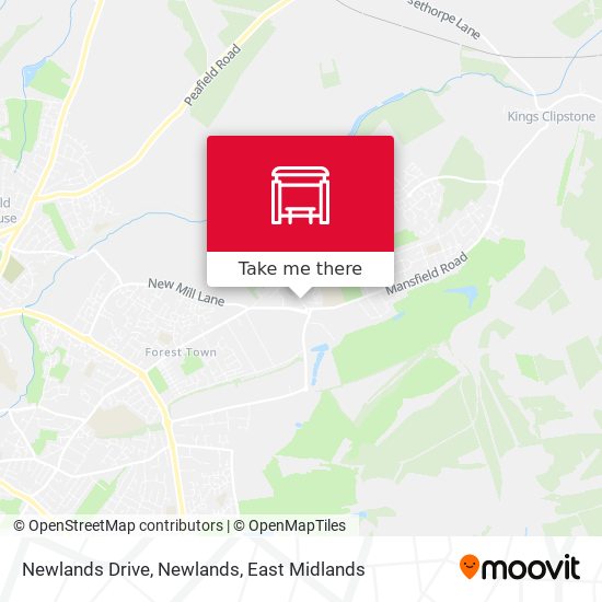 Newlands Drive, Newlands map