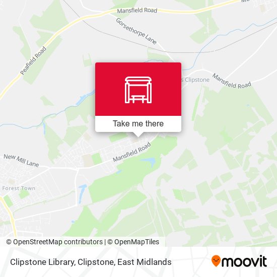 Clipstone Library, Clipstone map