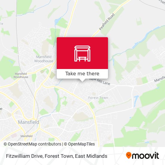 Fitzwilliam Drive, Forest Town map