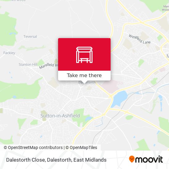 Dalestorth Close, Dalestorth map