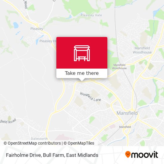 Fairholme Drive, Bull Farm map