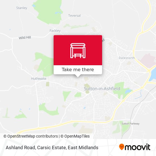 Ashland Road, Carsic Estate map