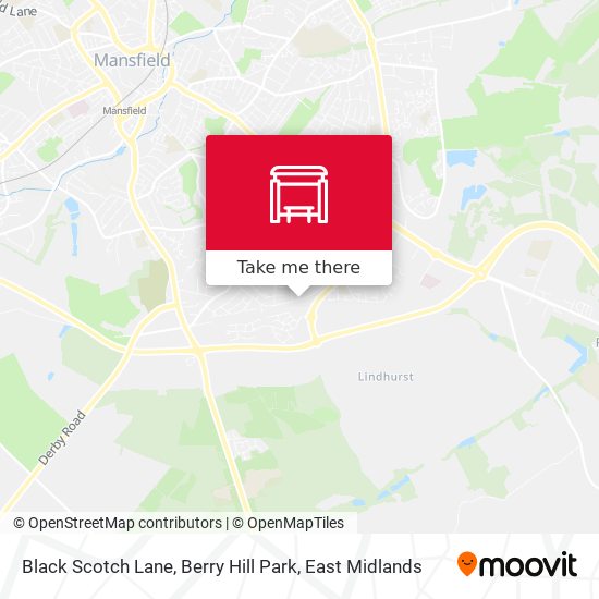 Black Scotch Lane, Berry Hill Park map