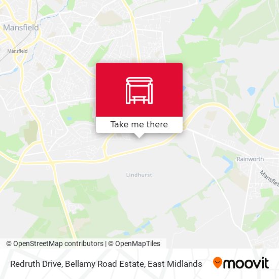 Redruth Drive, Bellamy Road Estate map