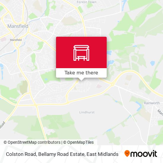Colston Road, Bellamy Road Estate map