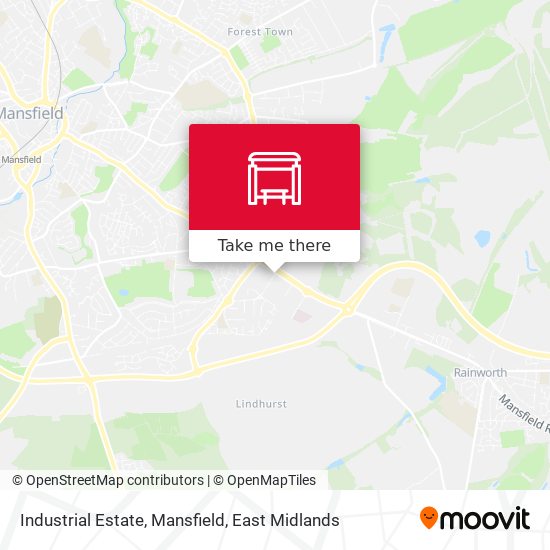 Industrial Estate, Mansfield map