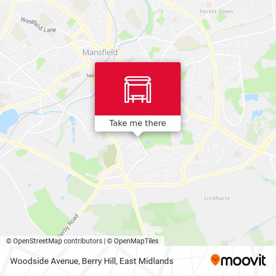 Woodside Avenue, Berry Hill map