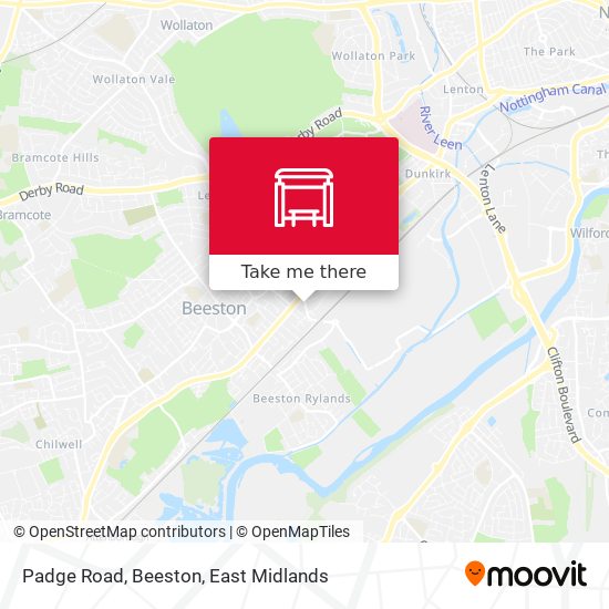 Padge Road, Beeston map