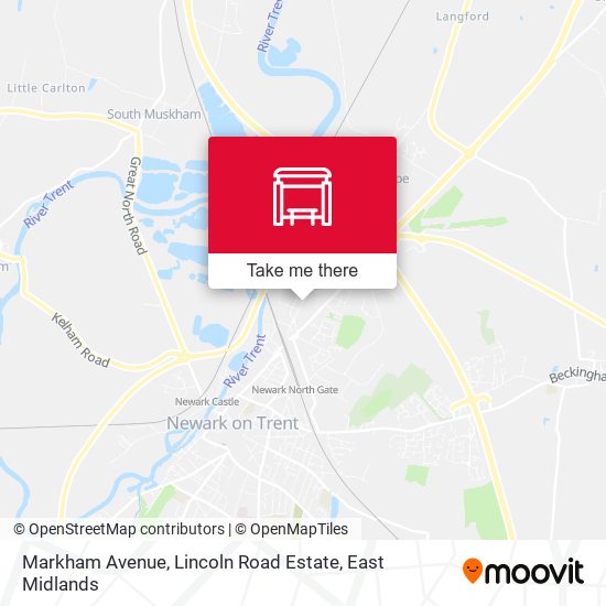 Markham Avenue, Lincoln Road Estate map