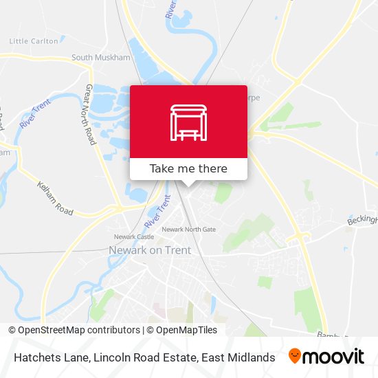 Hatchets Lane, Lincoln Road Estate map