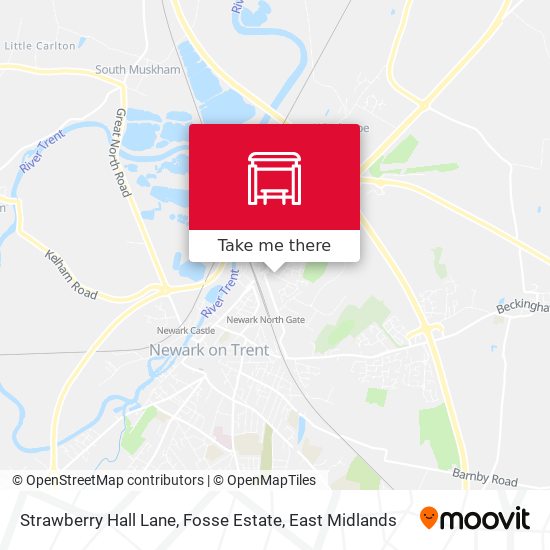 Strawberry Hall Lane, Fosse Estate map