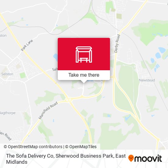 The Sofa Delivery Co, Sherwood Business Park map