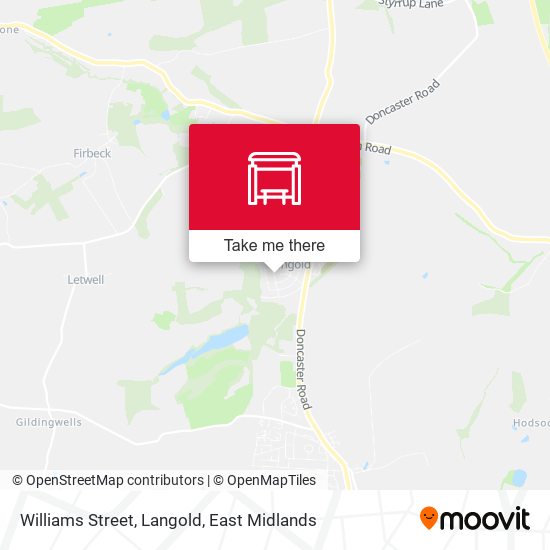 Williams Street, Langold map