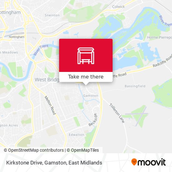Kirkstone Drive, Gamston map
