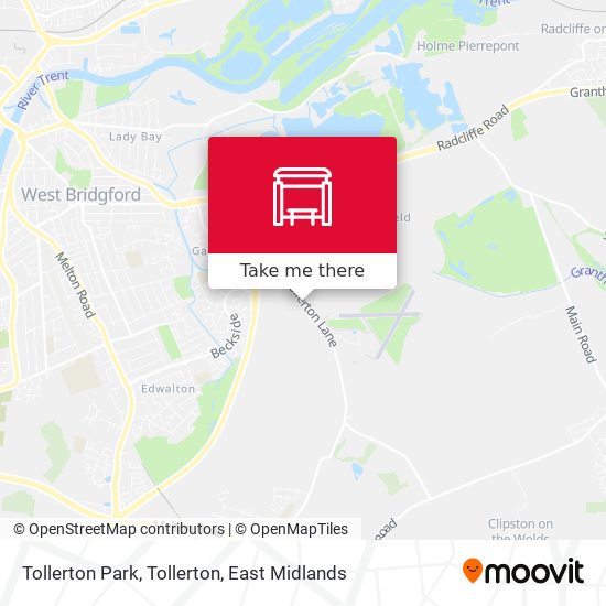 Tollerton Park, Tollerton map