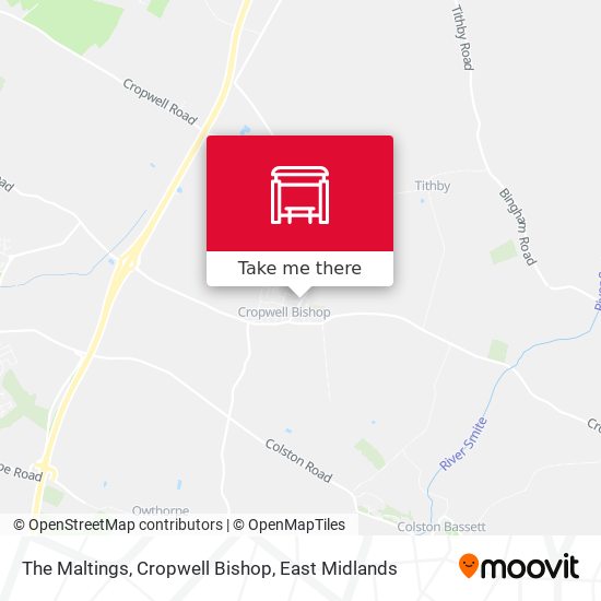 The Maltings, Cropwell Bishop map