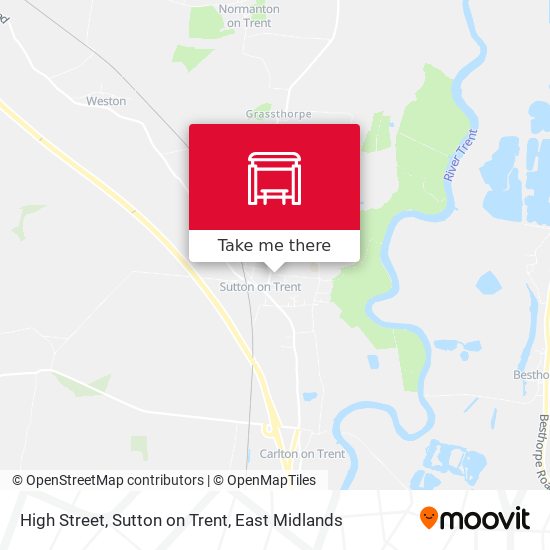 High Street, Sutton on Trent map