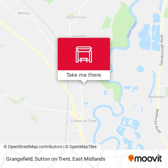 Grangefield, Sutton on Trent map