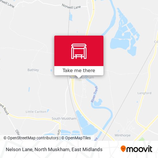 Nelson Lane, North Muskham map