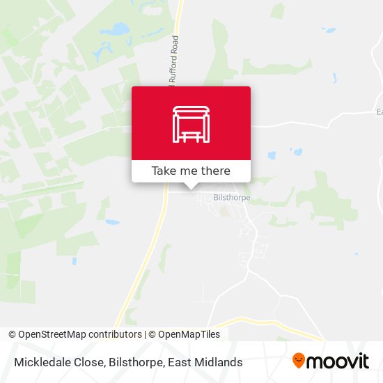 Mickledale Close, Bilsthorpe map