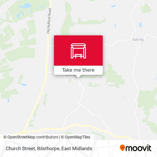 Church Street, Bilsthorpe map