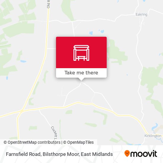Farnsfield Road, Bilsthorpe Moor map