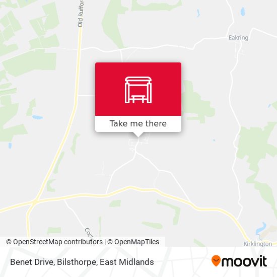 Benet Drive, Bilsthorpe map