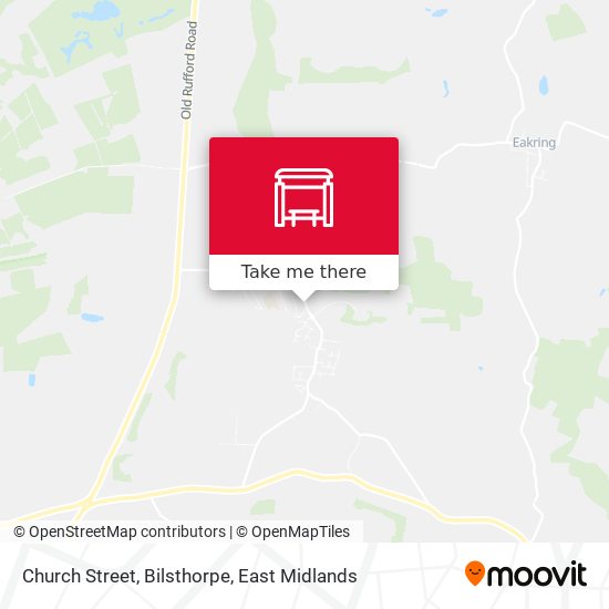 Church Street, Bilsthorpe map