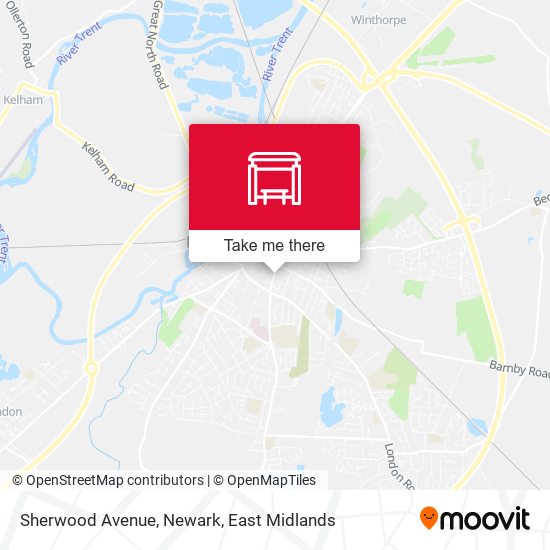 Sherwood Avenue, Newark map