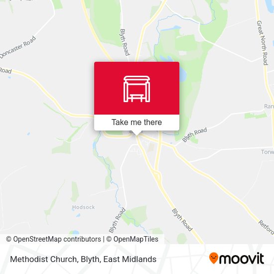 Methodist Church, Blyth map