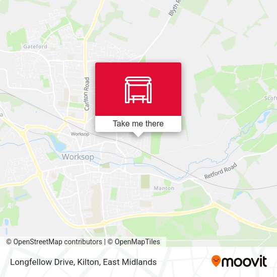Longfellow Drive, Kilton map