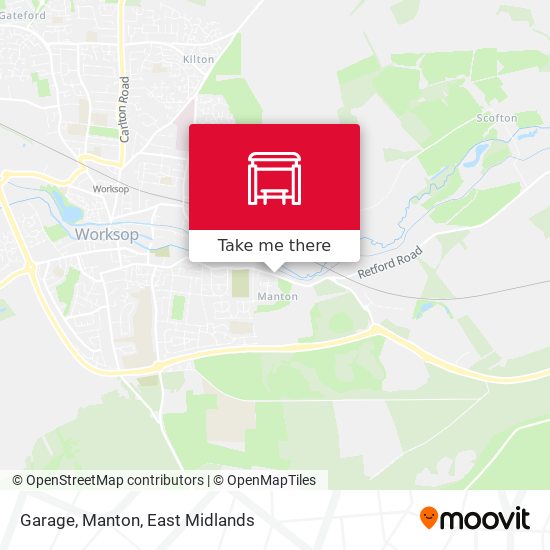 Garage, Manton map