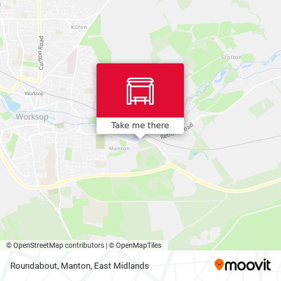 Roundabout, Manton map