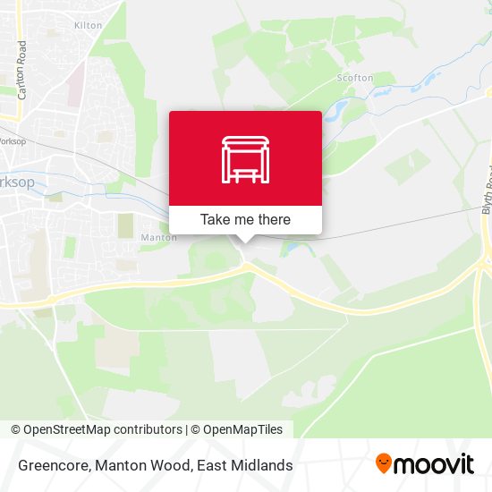Greencore, Manton Wood map