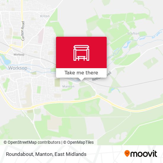 Roundabout, Manton map