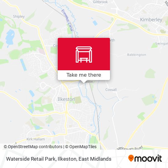 Waterside Retail Park, Ilkeston map