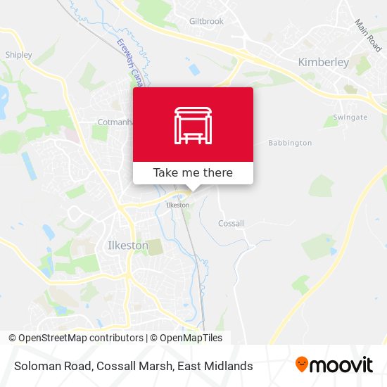 Soloman Road, Cossall Marsh map