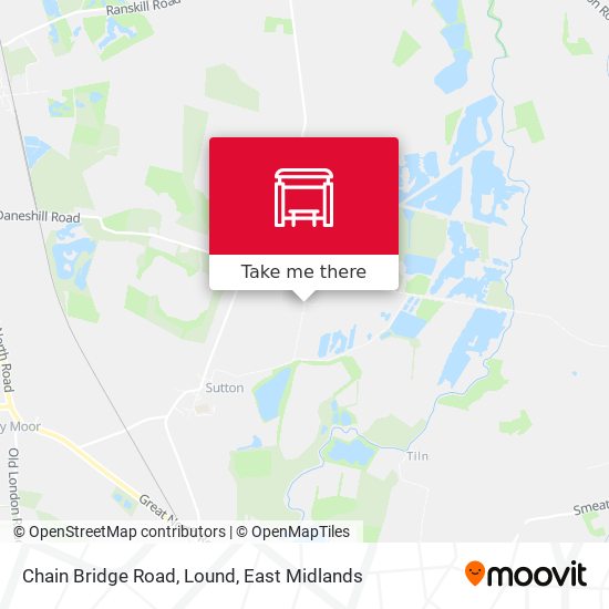 Chain Bridge Road, Lound map