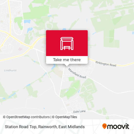 Station Road Top, Rainworth map