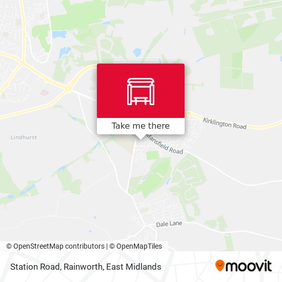 Station Road, Rainworth map