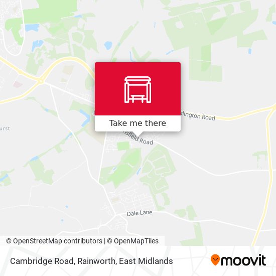 Cambridge Road, Rainworth map