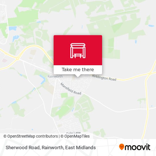 Sherwood Road, Rainworth map