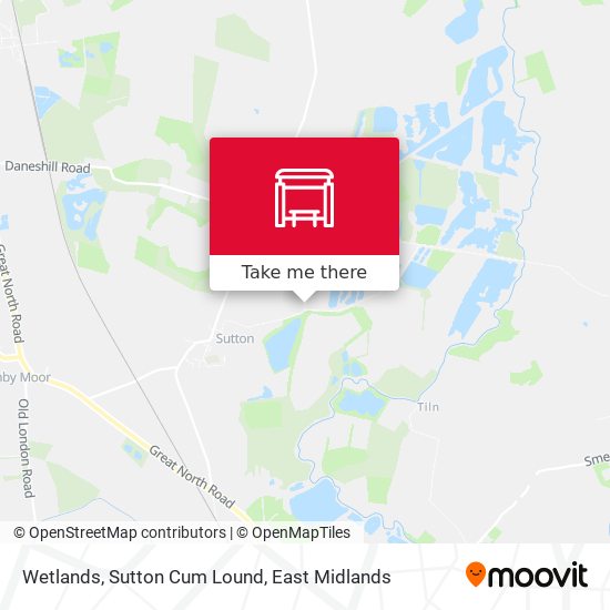 Wetlands, Sutton Cum Lound map
