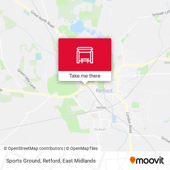 Sports Ground, Retford map