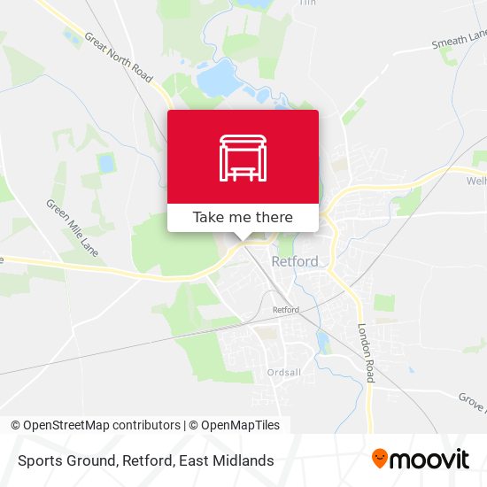 Sports Ground, Retford map