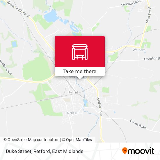Duke Street, Retford map