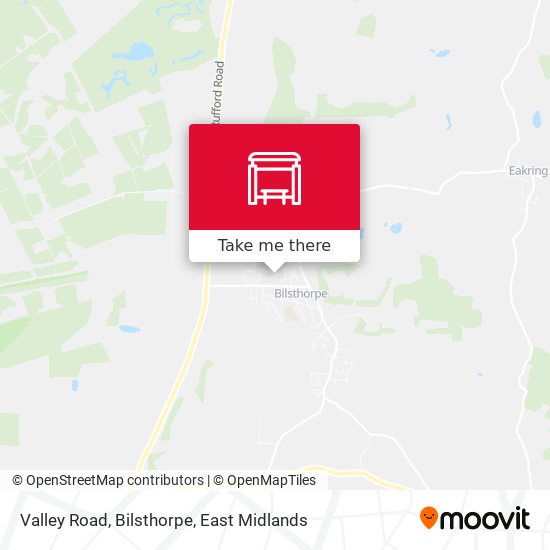 Valley Road, Bilsthorpe map